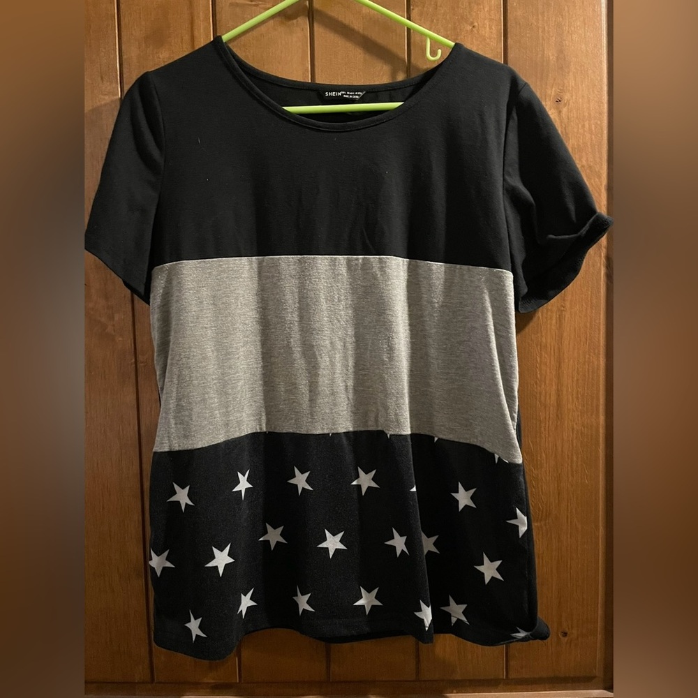 Colorblock Short Sleeve Tee-L - Picture 2 of 10